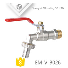 EM-V-B026 forged brass ball valve nickel plated water bibcock